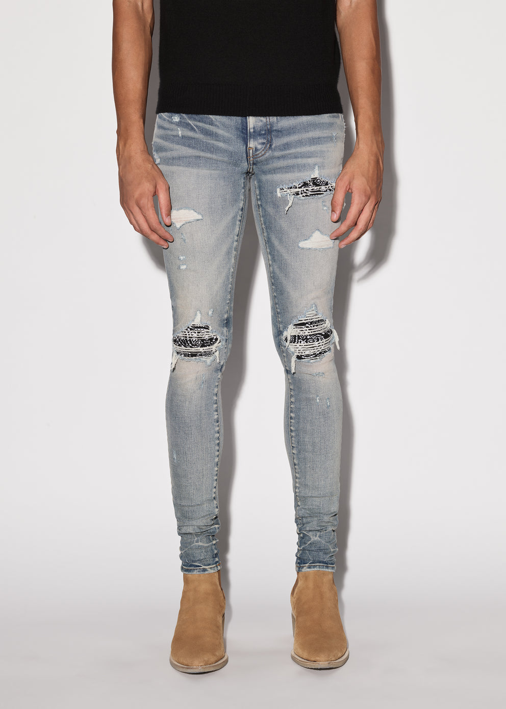 Indigo Amiri MX1 BANDANA JEAN | 830921-YDK