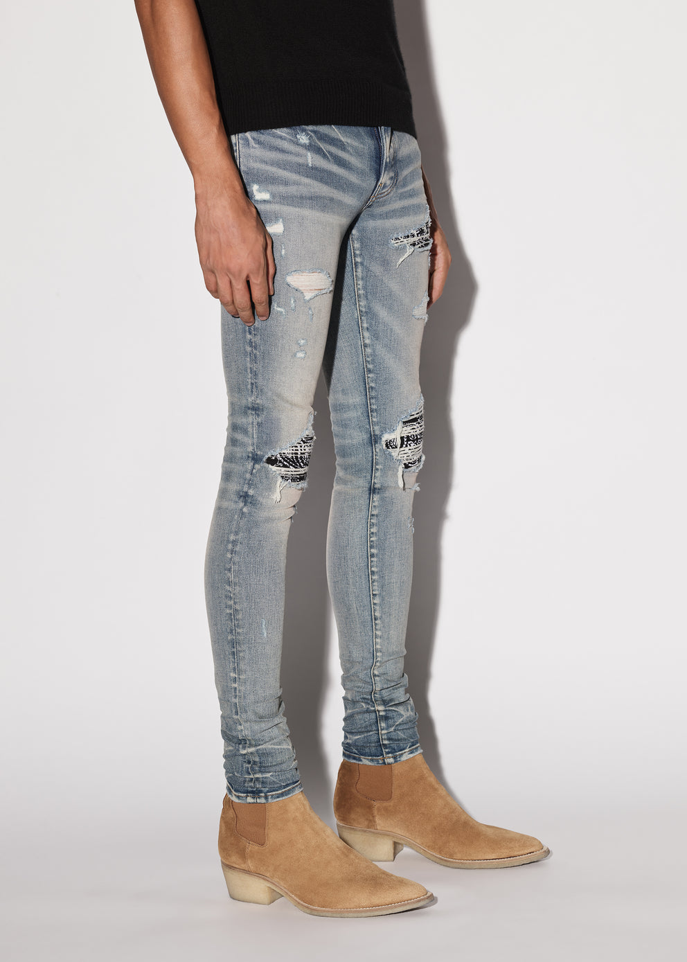 Indigo Amiri MX1 BANDANA JEAN | 830921-YDK