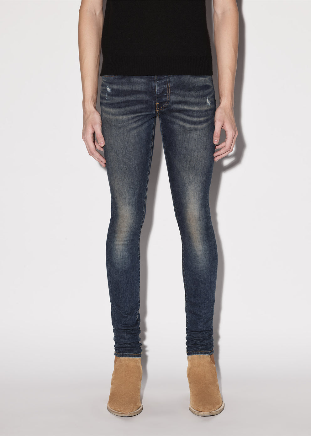 Indigo Amiri STACK JEAN | 698324-WBG