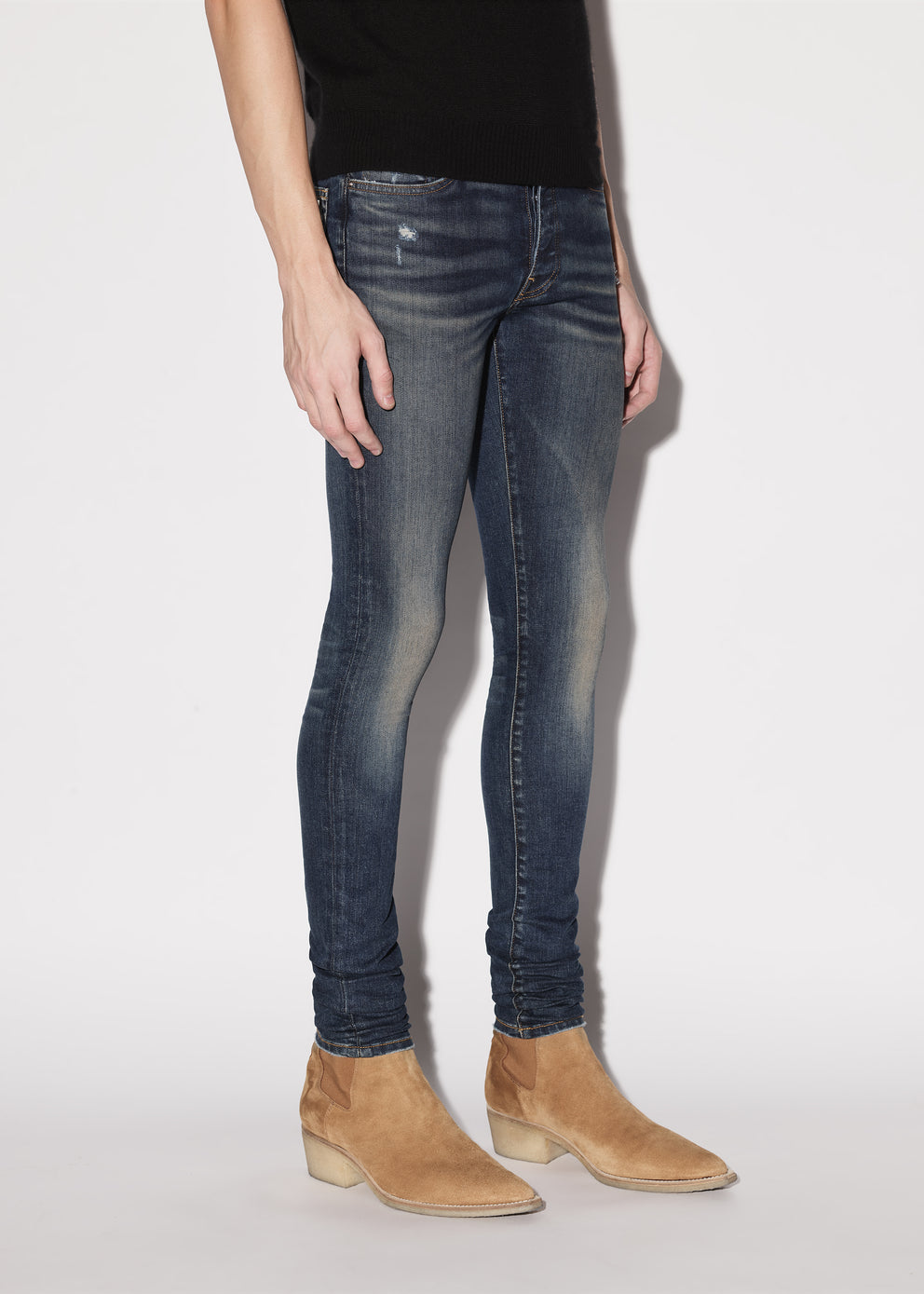 Indigo Amiri STACK JEAN | 698324-WBG