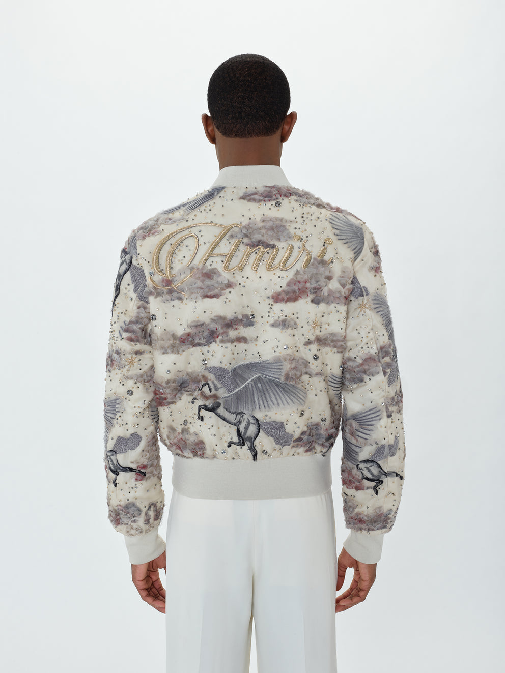 Light Tan Amiri SHRUNKEN BOMBER | 920513-PJQ