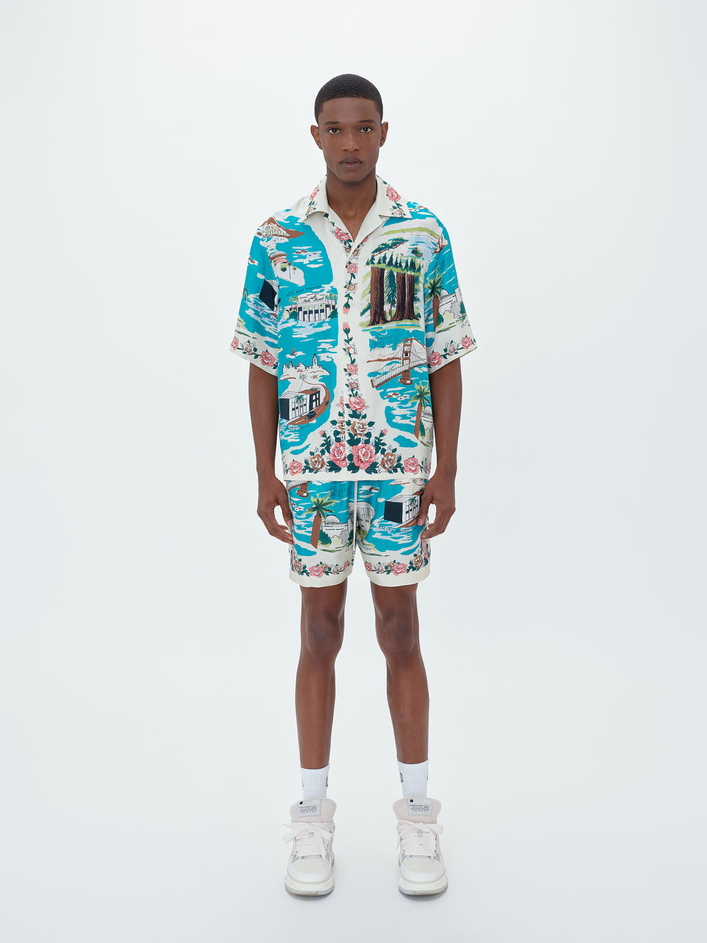 Multi Amiri CALIFORNIA BOWLING SHIRT | 236741-AQB