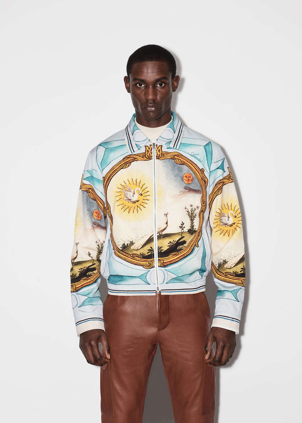 Multi Amiri LANDSCAPE FRAME BLOUSON | 536974-EDA