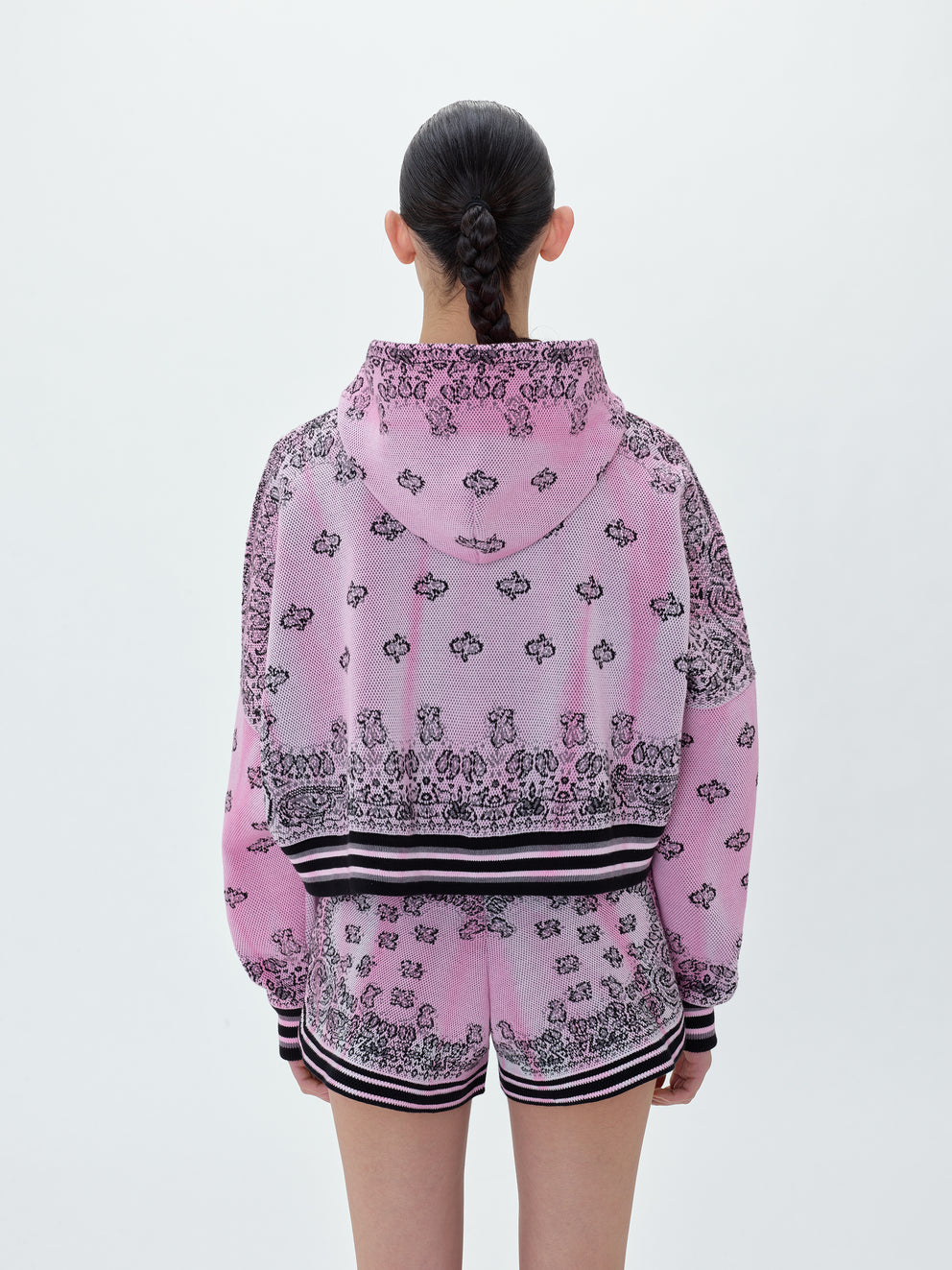 Pink Amiri BANDANA BASKETBALL HOODIE | 315874-NDG