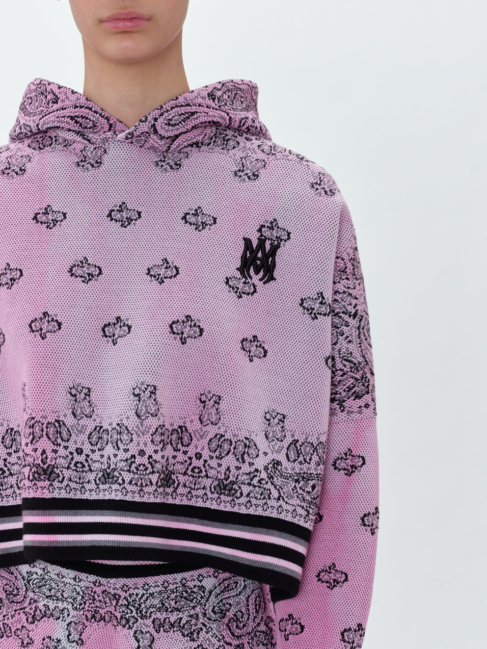 Pink Amiri BANDANA BASKETBALL HOODIE | 315874-NDG