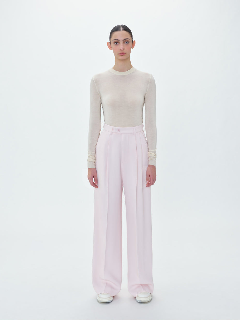 Pink Amiri DOUBLE PLEATED TROUSERS | 827354-XHI