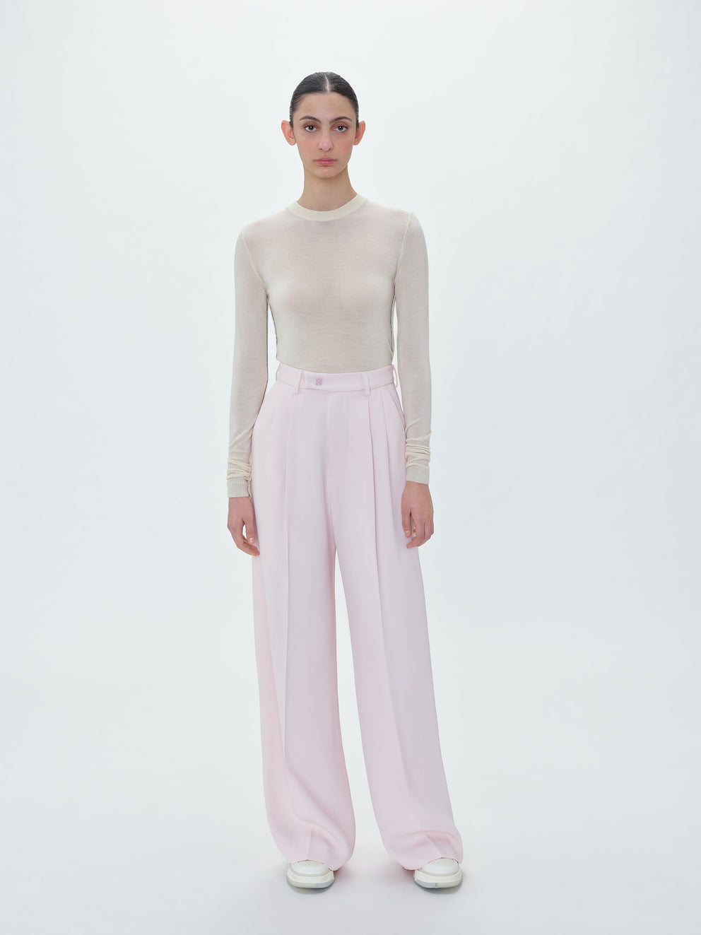 Pink Amiri DOUBLE PLEATED TROUSERS | 827354-XHI