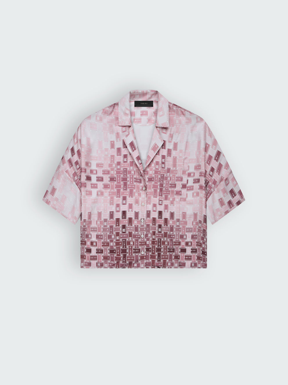 Pink Amiri GRADIENT TAPE BOWLING SHIRT | 236501-IGC