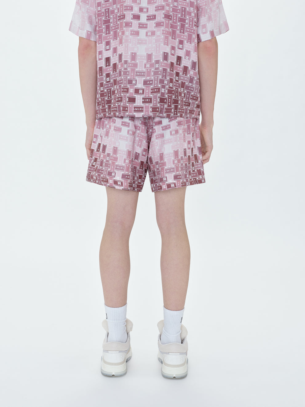 Pink Amiri GRADIENT TAPE PJ SHORTS | 480952-TQM