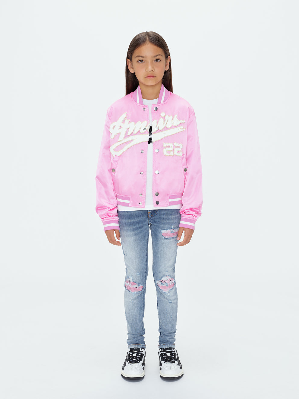 Pink Amiri SATEEN 22 BOMBER | 375026-EXT