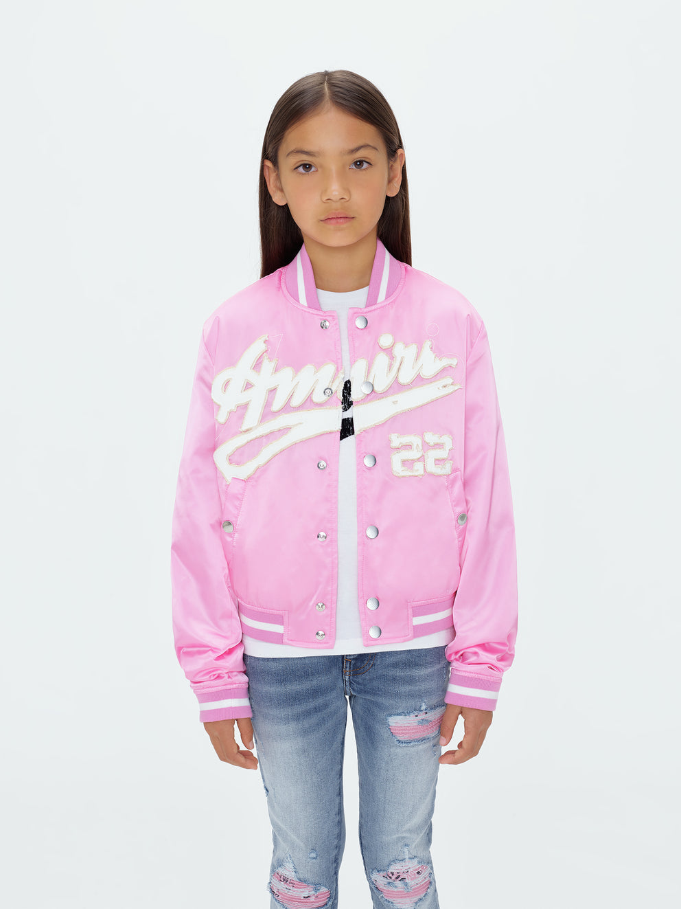 Pink Amiri SATEEN 22 BOMBER | 375026-EXT