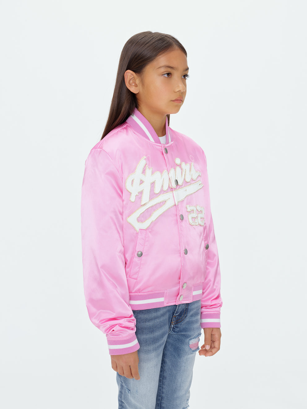 Pink Amiri SATEEN 22 BOMBER | 375026-EXT