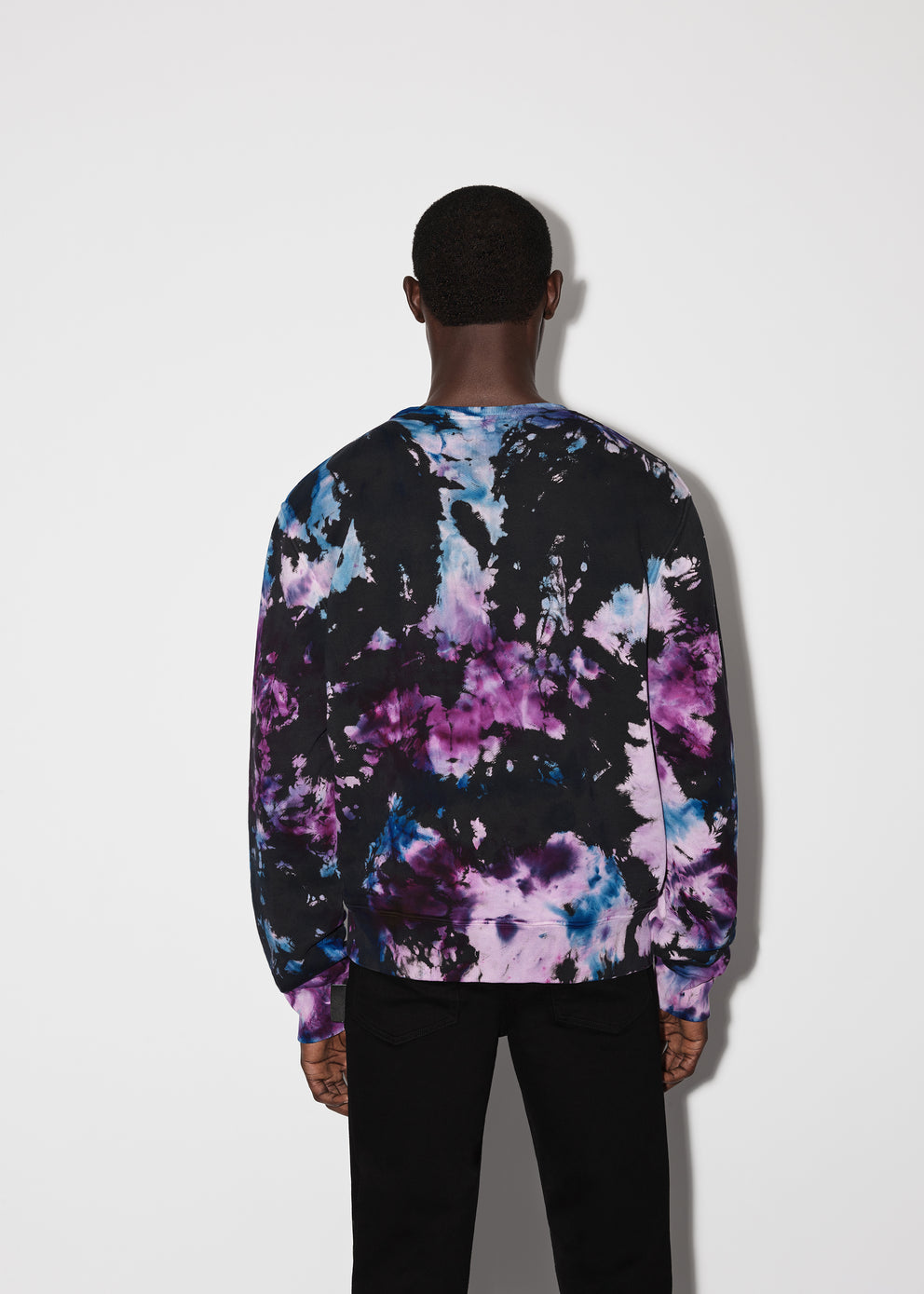 Purple Amiri CRYSTAL BALL TIE-DYE CREWNECK | 192630-CYG