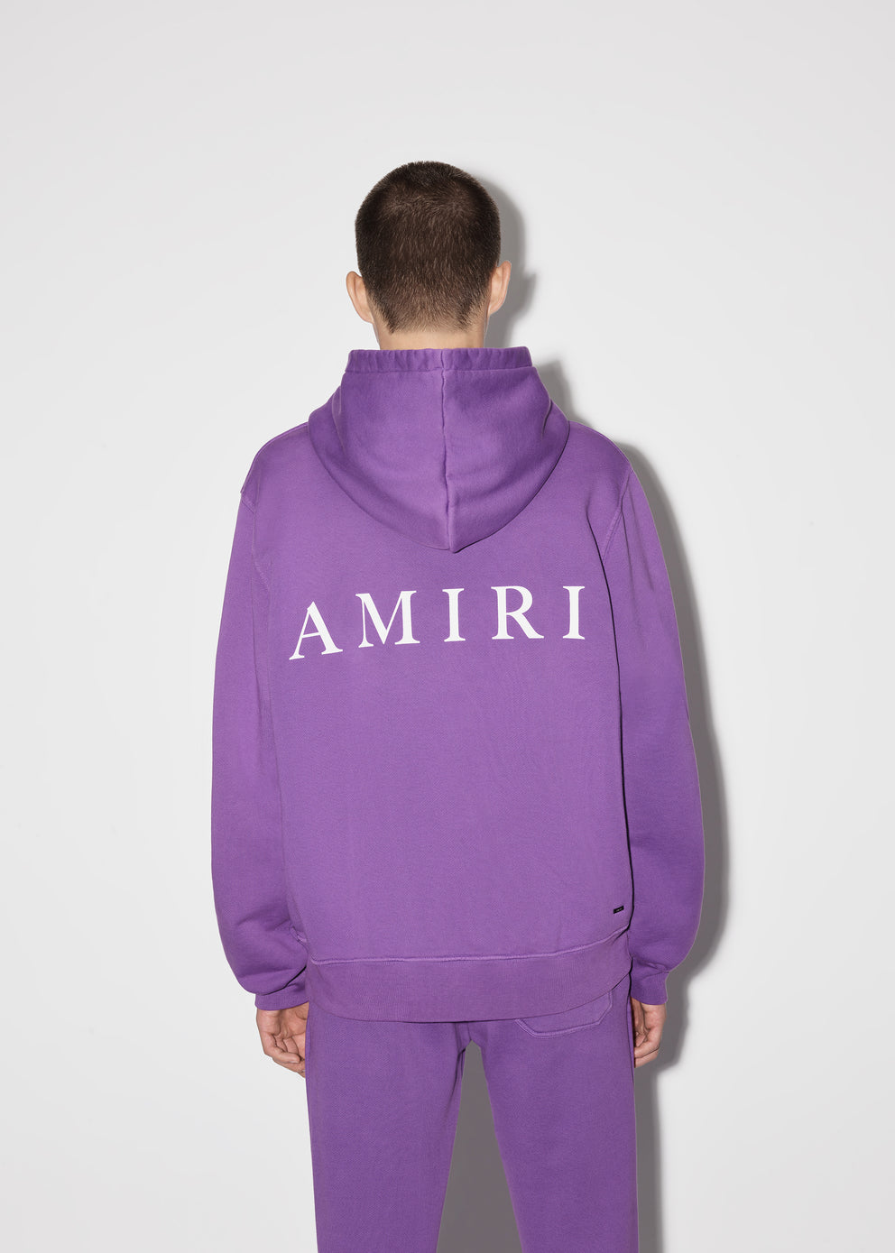 Purple Amiri M.A. LOGO HOODIE | 169374-ECM