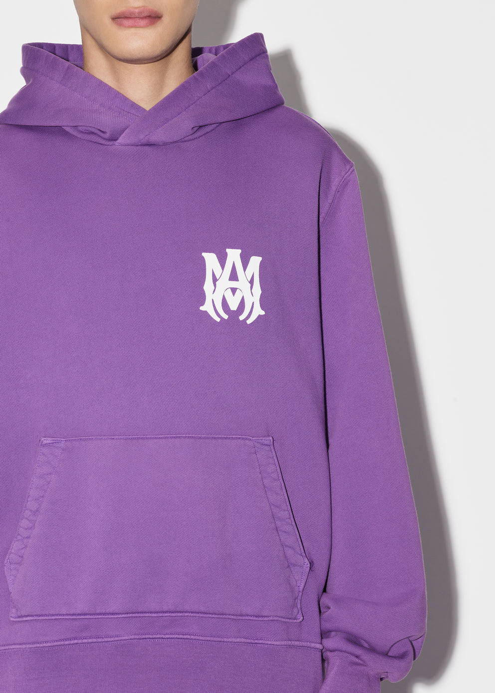 Purple Amiri M.A. LOGO HOODIE | 169374-ECM