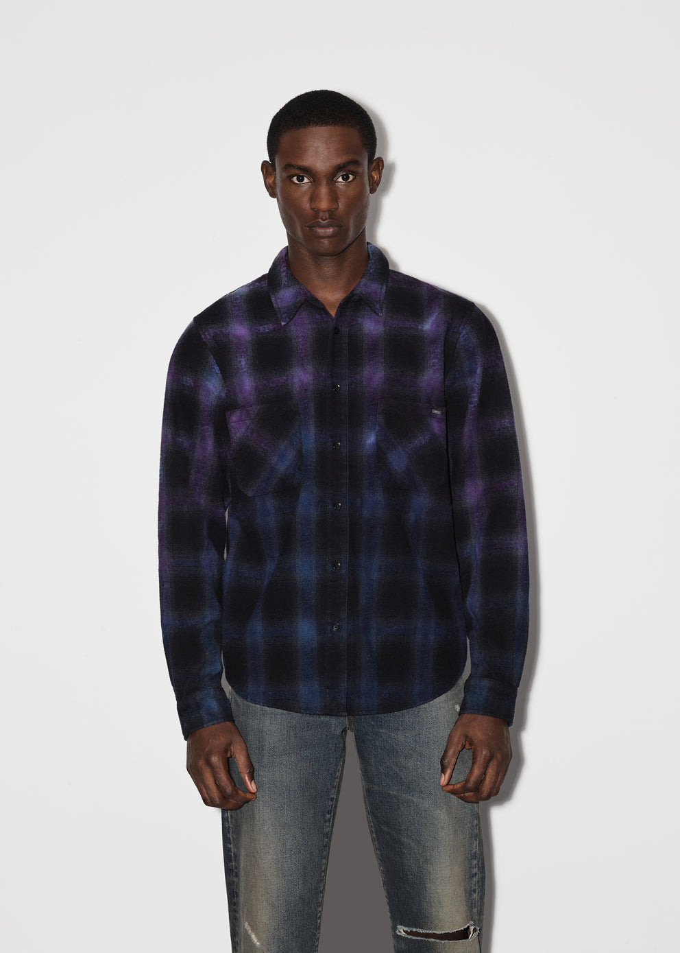 Purple Amiri PLAID SHIRT | 065498-WUA