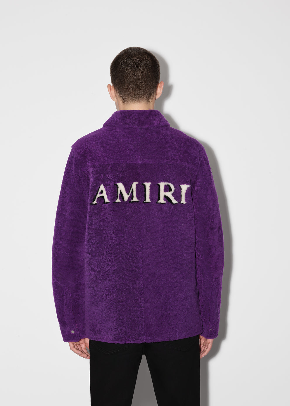 Purple Amiri SHEARLING OVERSHIRT | 720168-UHX