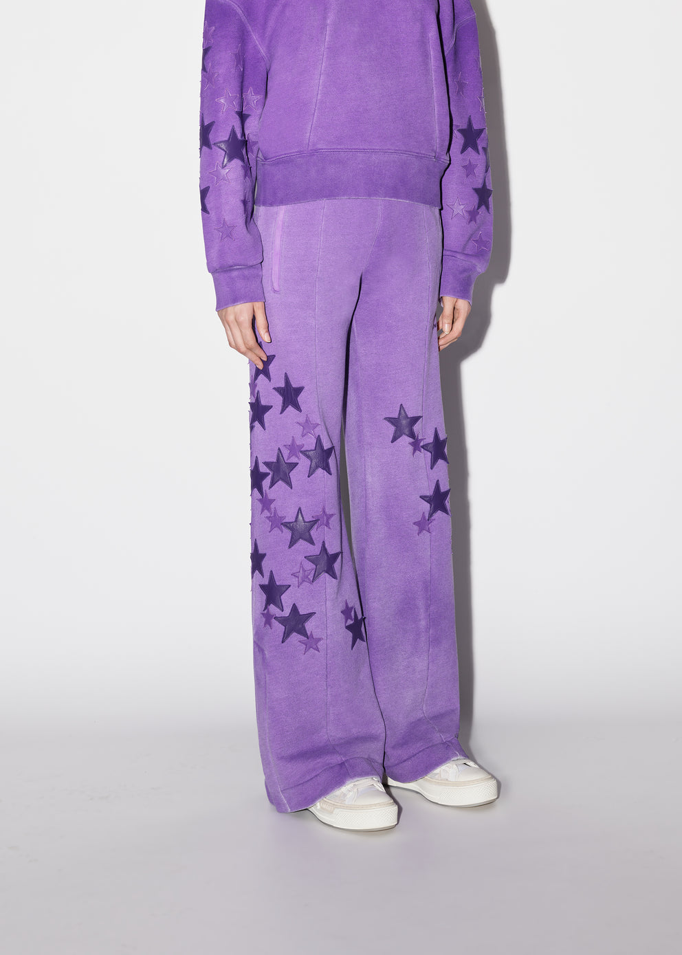 Purple Amiri STARS FLARE SWEATPANT | 687514-MEV