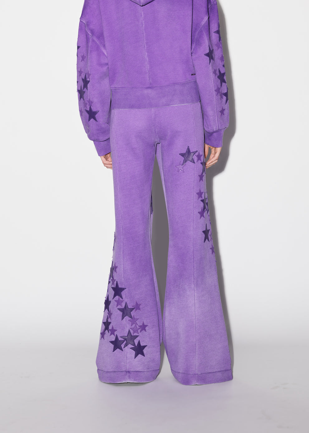 Purple Amiri STARS FLARE SWEATPANT | 687514-MEV