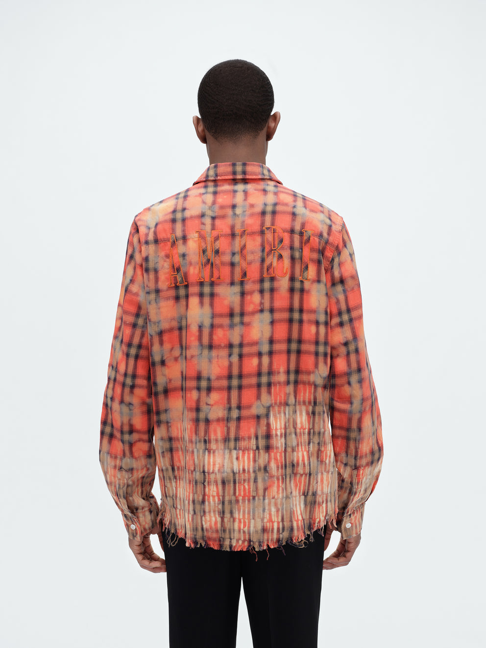 Red Amiri BLEACH LOGO FLANNEL | 092418-YZX