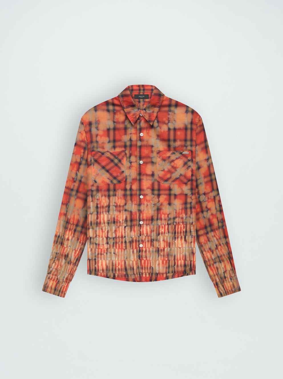 Red Amiri BLEACH LOGO FLANNEL | 092418-YZX