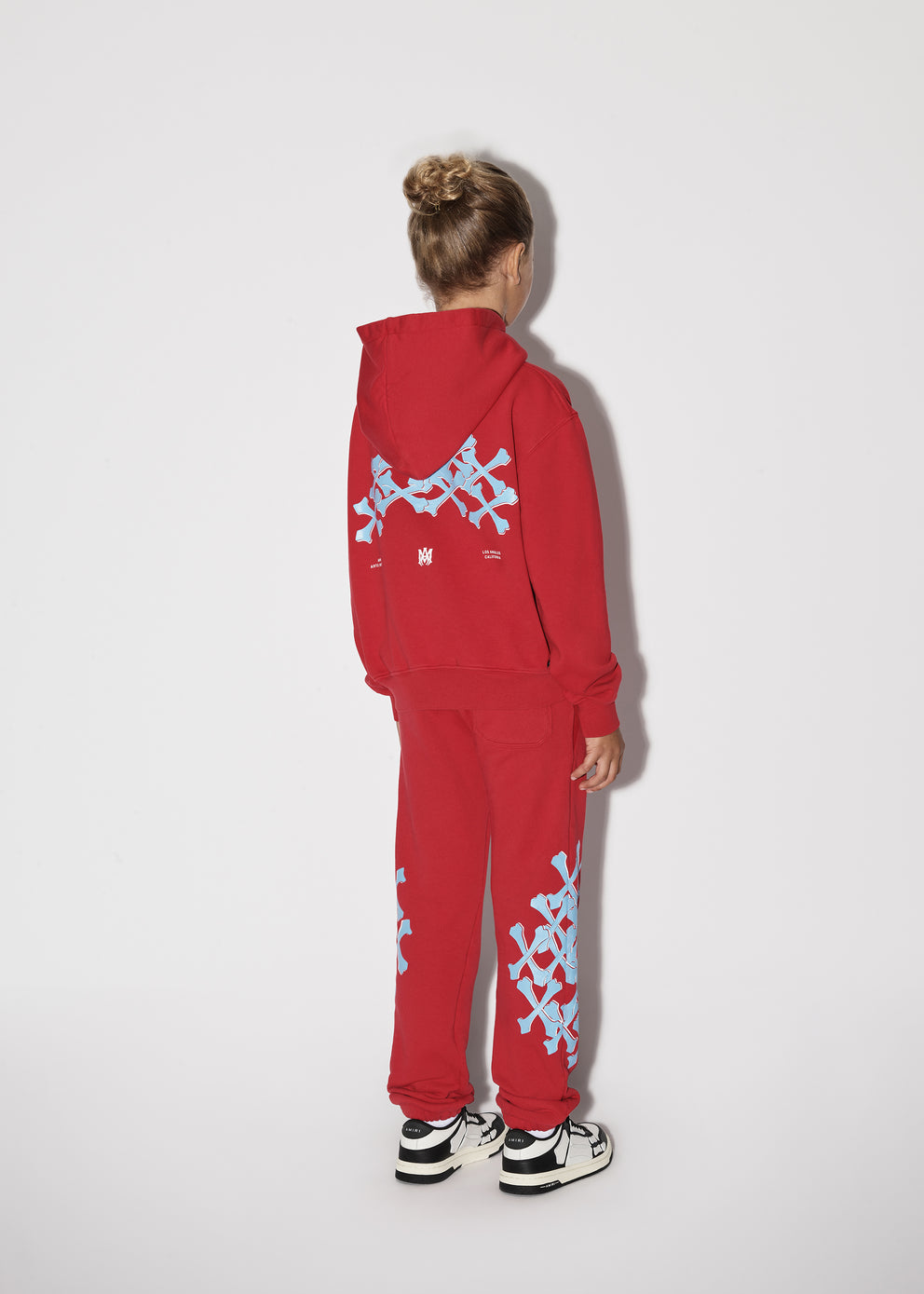 Red Amiri BONES GRAPHIC HOODIE | 785943-OPS