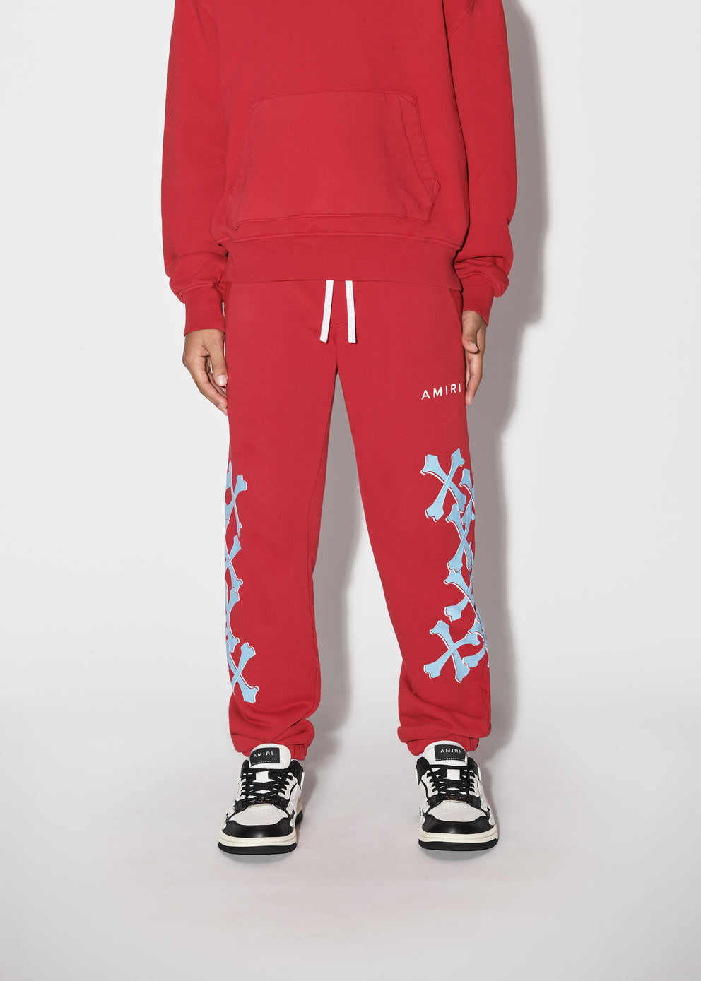 Red Amiri BONES GRAPHIC SWEATPANTS | 370541-JFH