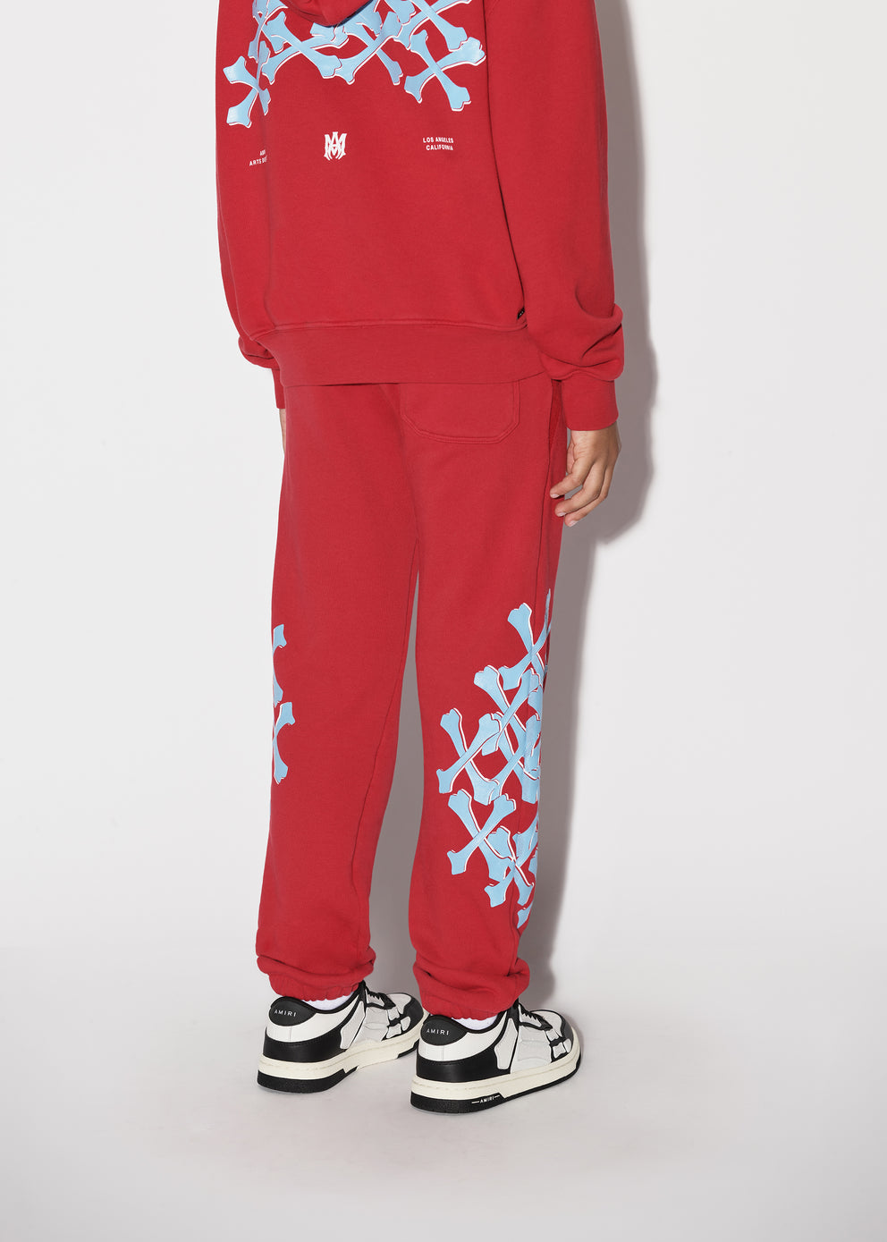 Red Amiri BONES GRAPHIC SWEATPANTS | 370541-JFH