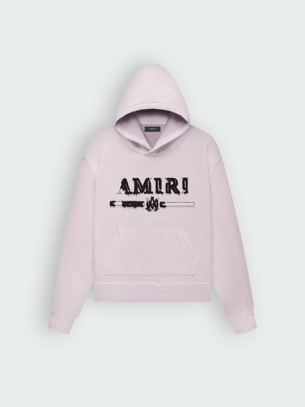 Silver / Pink Amiri M.A. BAR APPLIQUE HOODIE | 396058-TFI