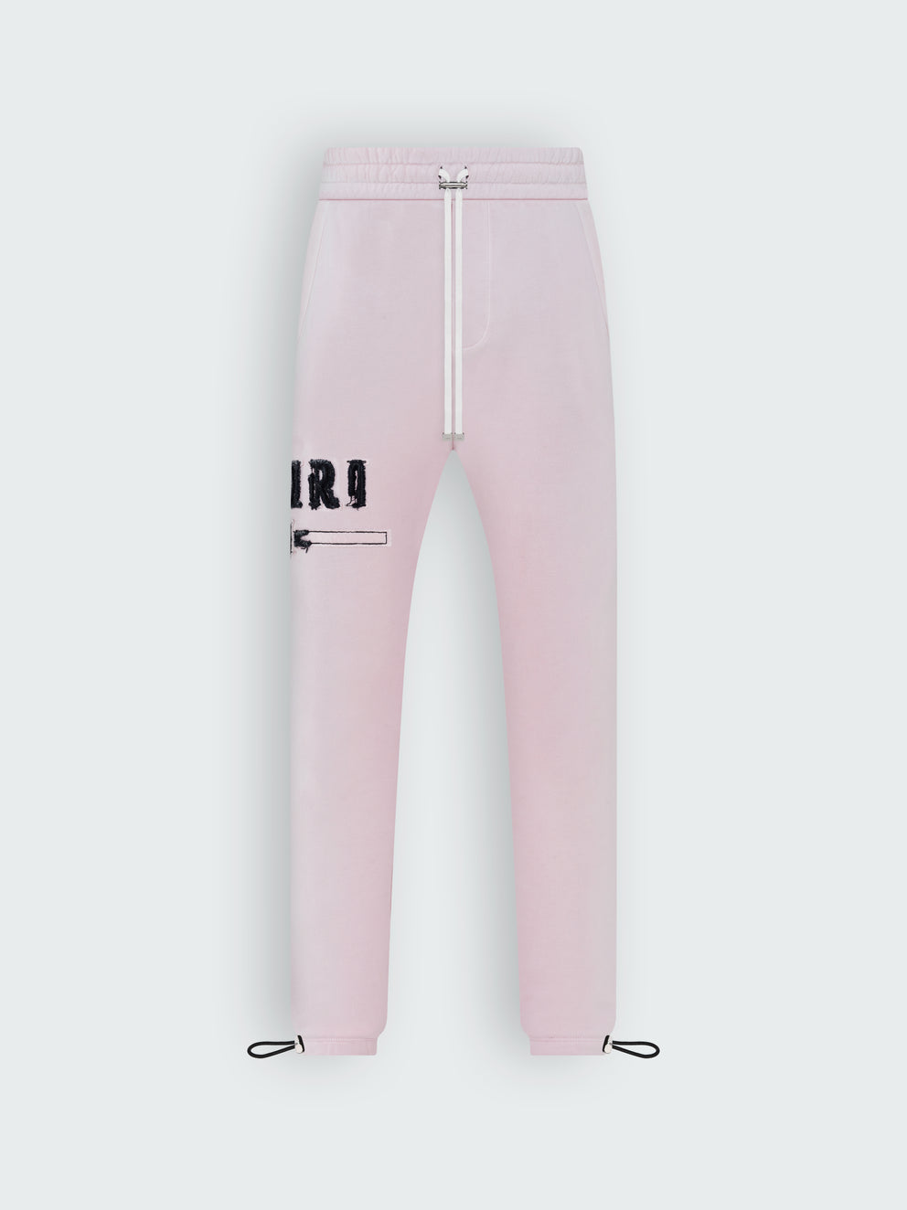 Silver / Pink Amiri M.A. BAR APPLIQUE SWEATPANT | 498753-RMH