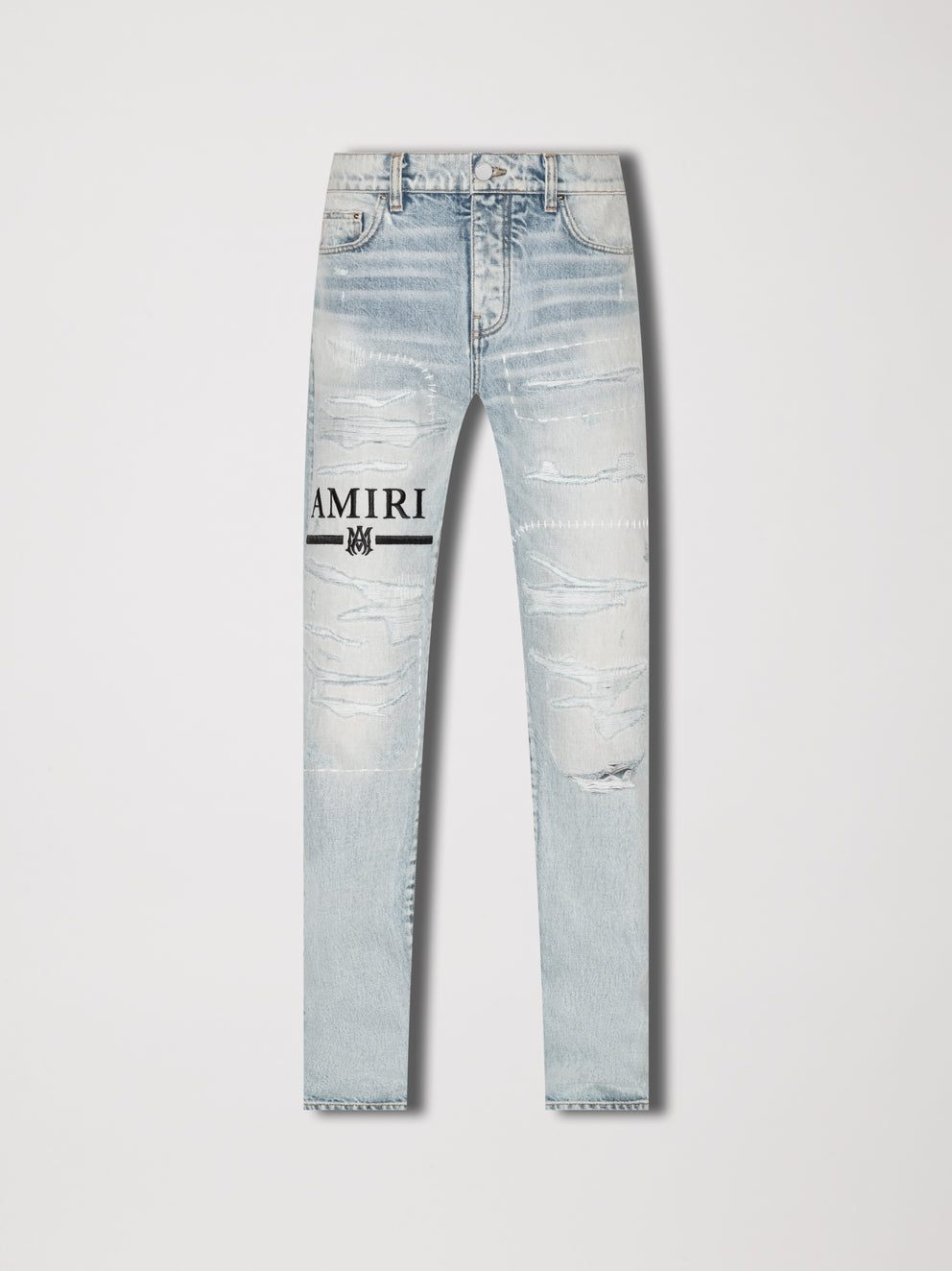 Stone Indigo Amiri M.A. BAR LOGO STRAIGHT JEAN | 801562-QUD