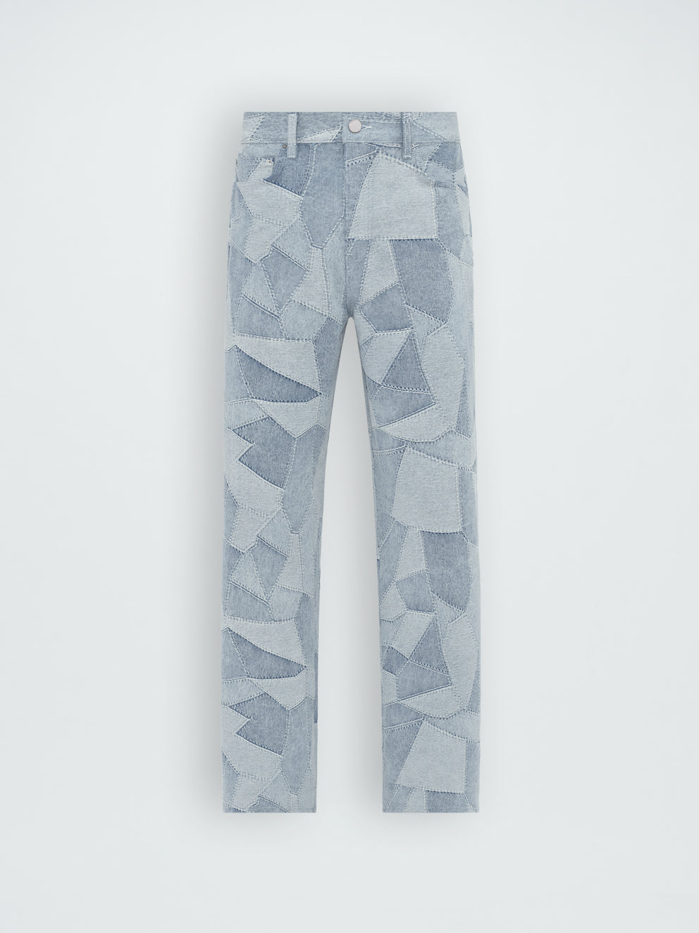 Stone Indigo Amiri PATCHWORK BAGGY PANTS | 604853-FRB