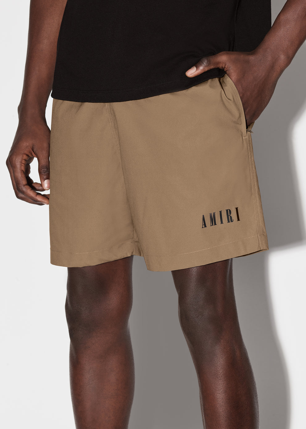 Tan Amiri CORE LOGO SWIM TRUNKS | 461582-ZAR