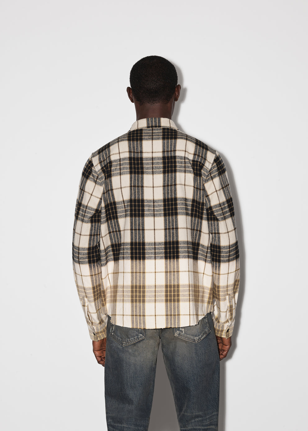 Tan Amiri DIP DYE PLAID SHIRT | 235409-OSP