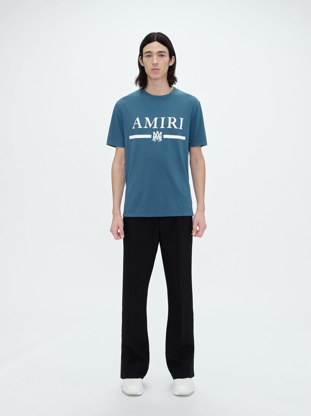 Teal Amiri M.A. BAR LOGO TEE | 765394-DKC