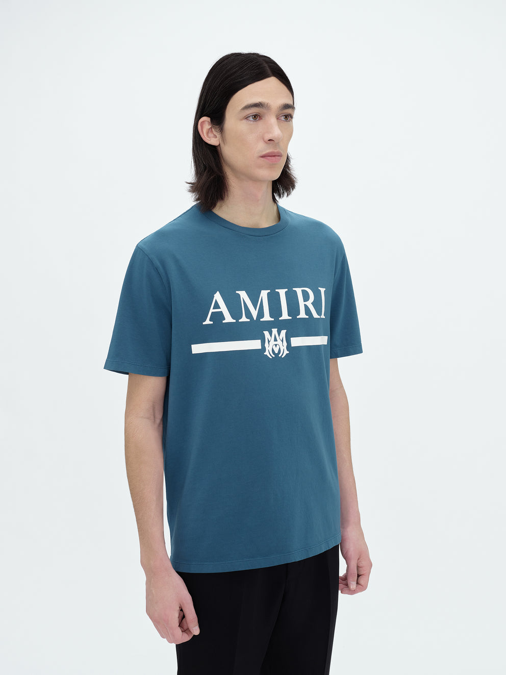 Teal Amiri M.A. BAR LOGO TEE | 765394-DKC