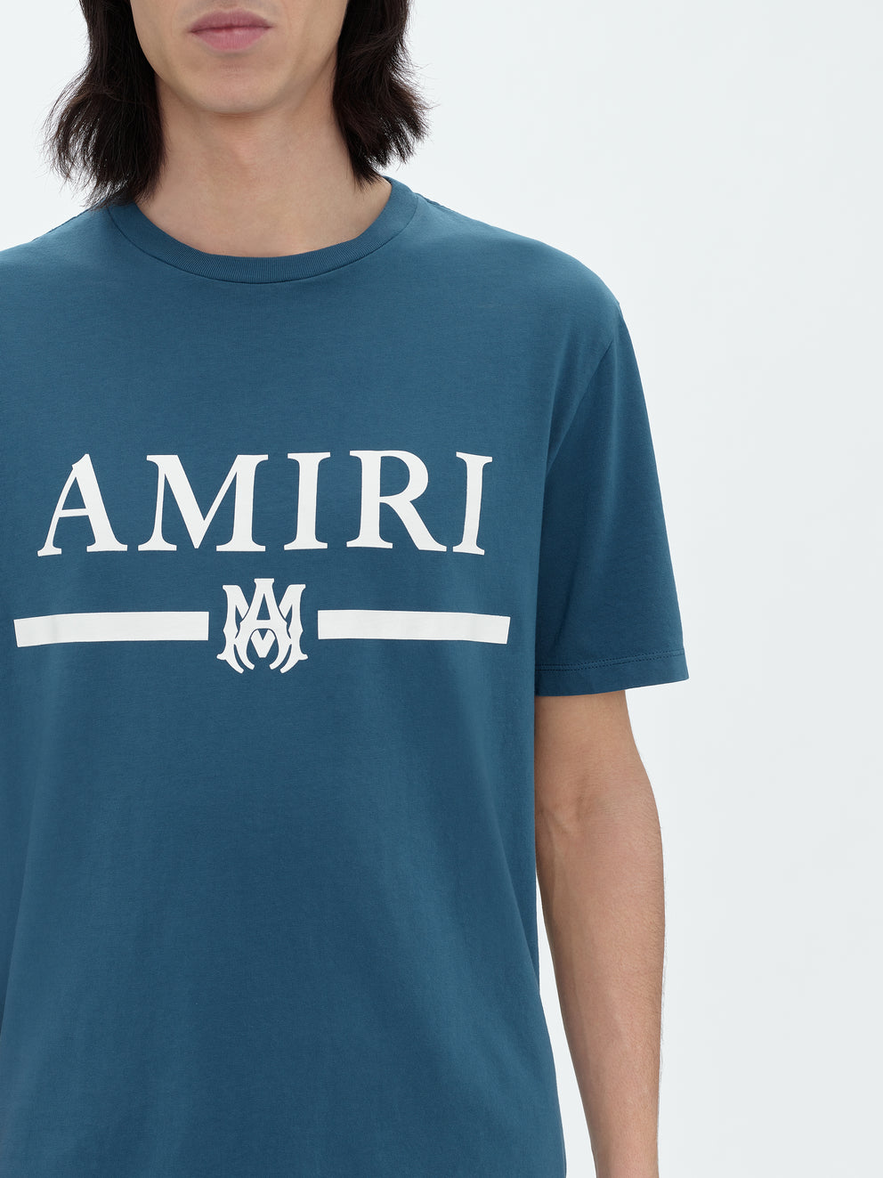 Teal Amiri M.A. BAR LOGO TEE | 765394-DKC