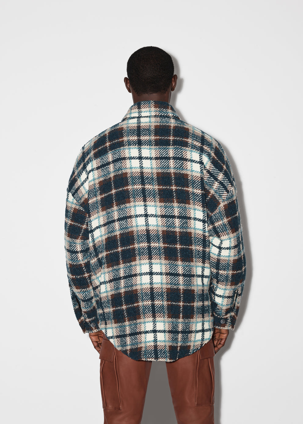 Teal Amiri PLAID OVERSHIRT | 270418-VKW