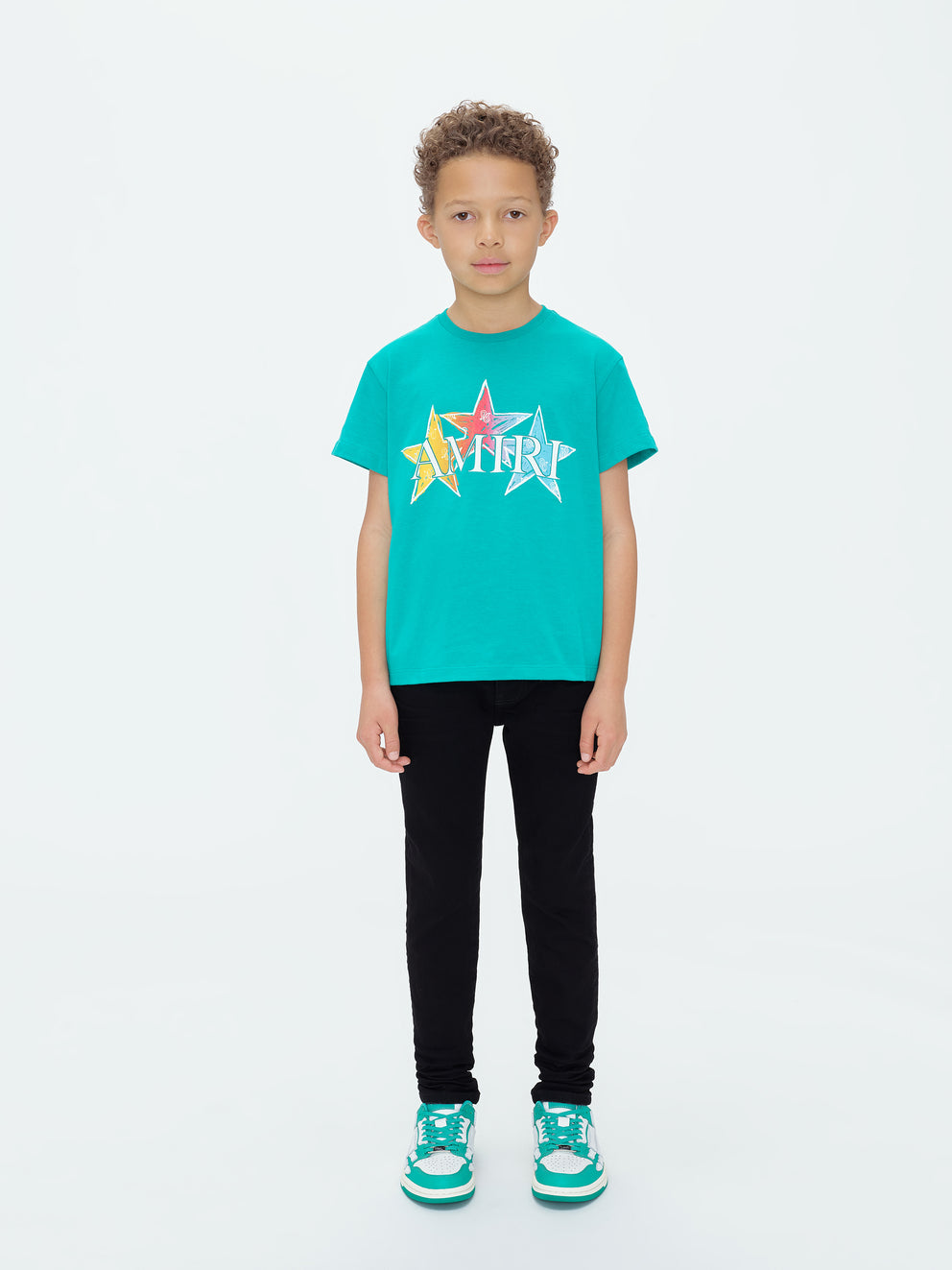 Teal Amiri STARS TEE | 256813-VOY