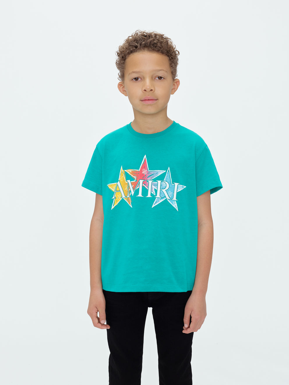 Teal Amiri STARS TEE | 256813-VOY