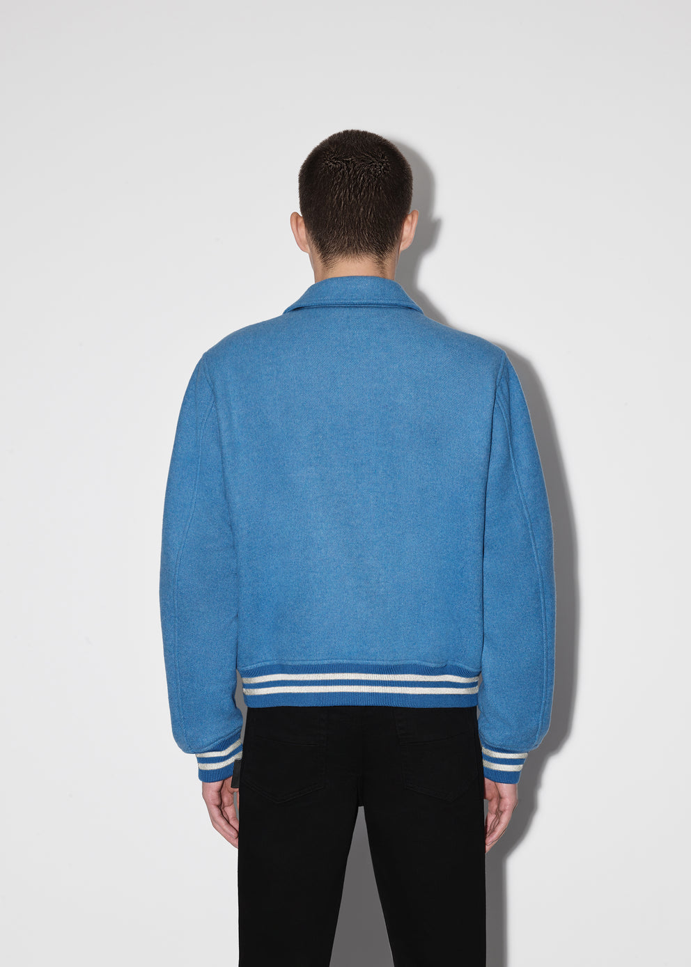 Varsity Blue Amiri BONES VARSITY JACKET | 290167-IQM