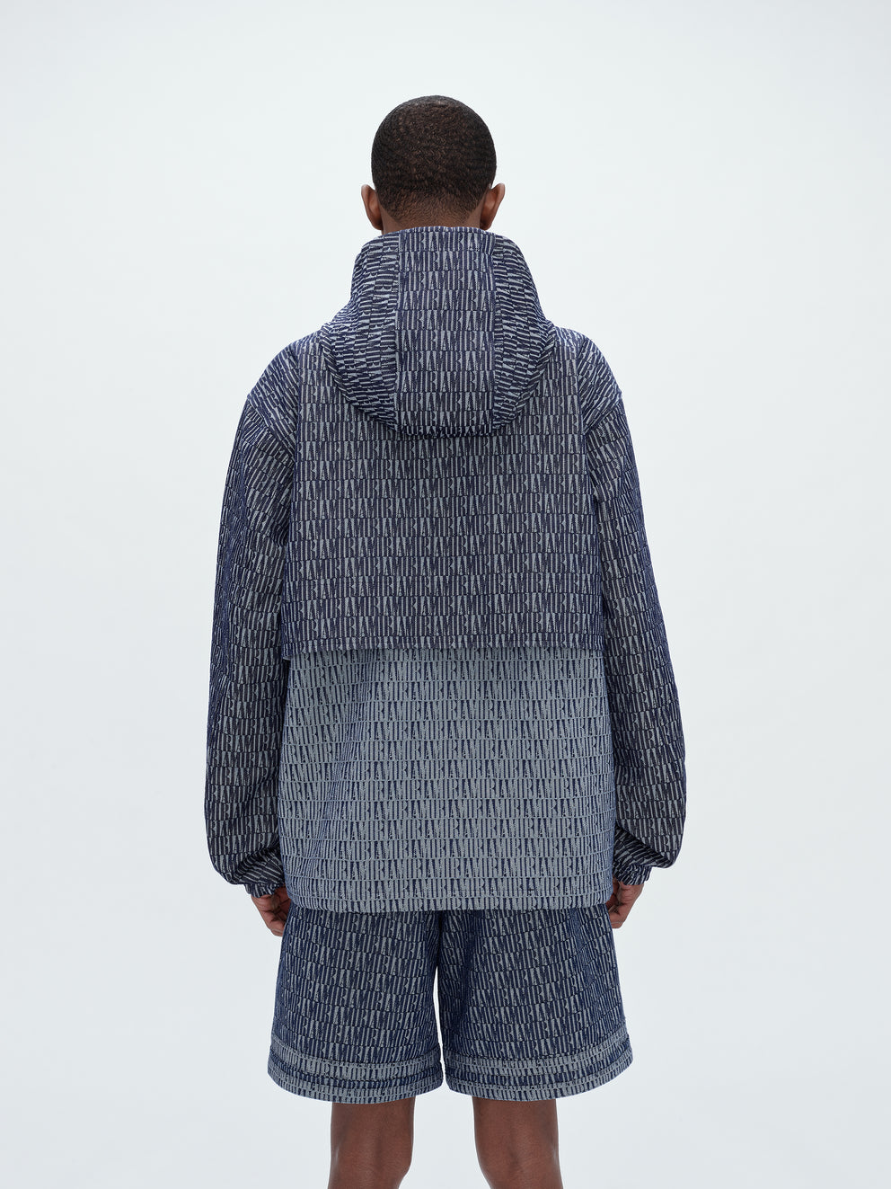 Washed Indigo Amiri JACQUARD ANORAK | 679350-HUQ