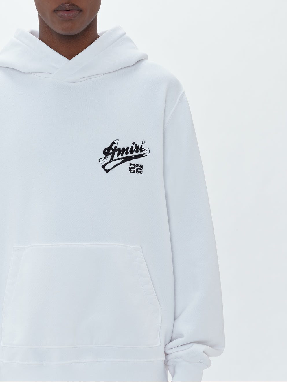 White Amiri 22 HOODIE | 632451-RUQ