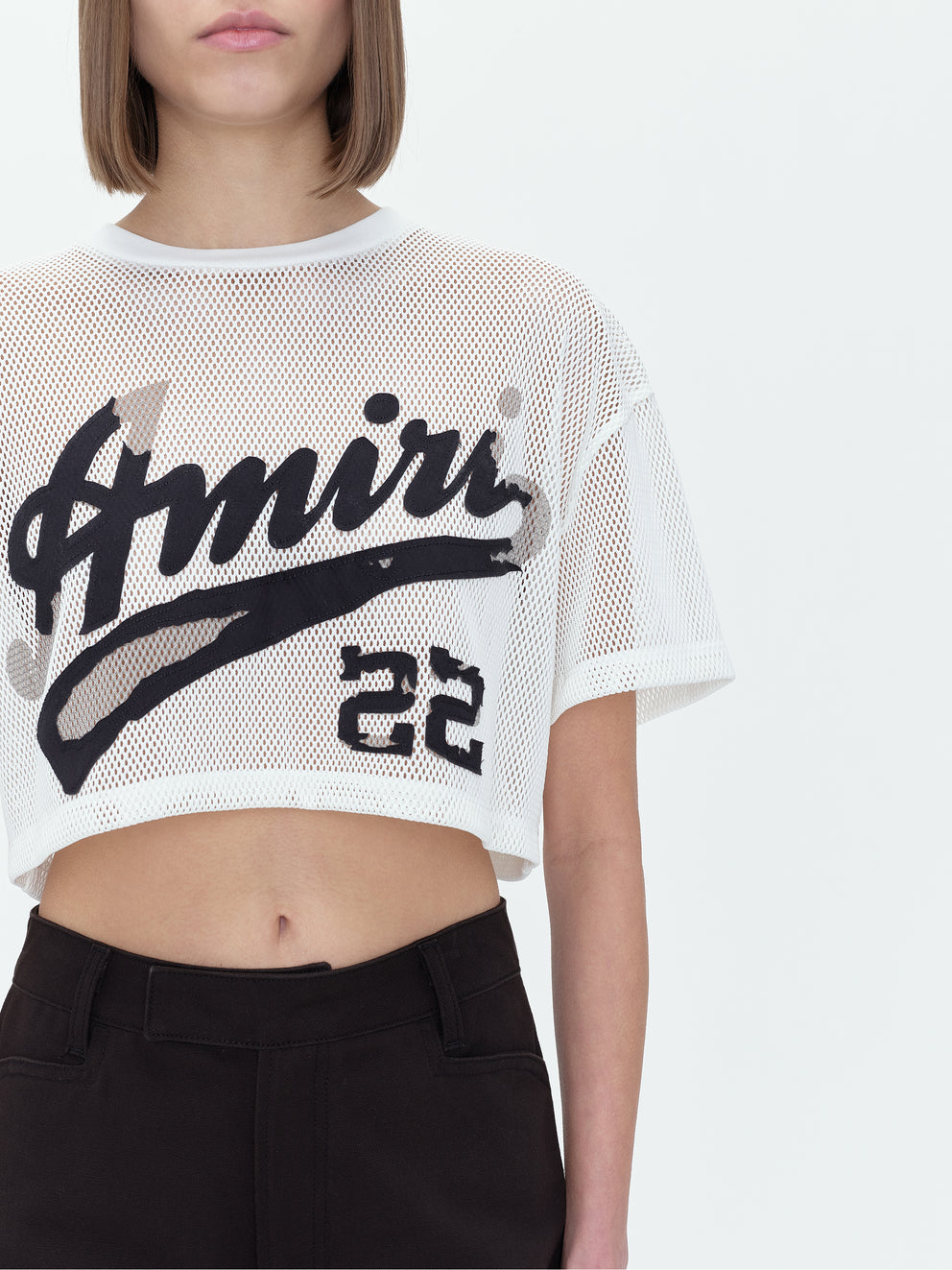 White Amiri 22 MESH TEE | 257438-JSU