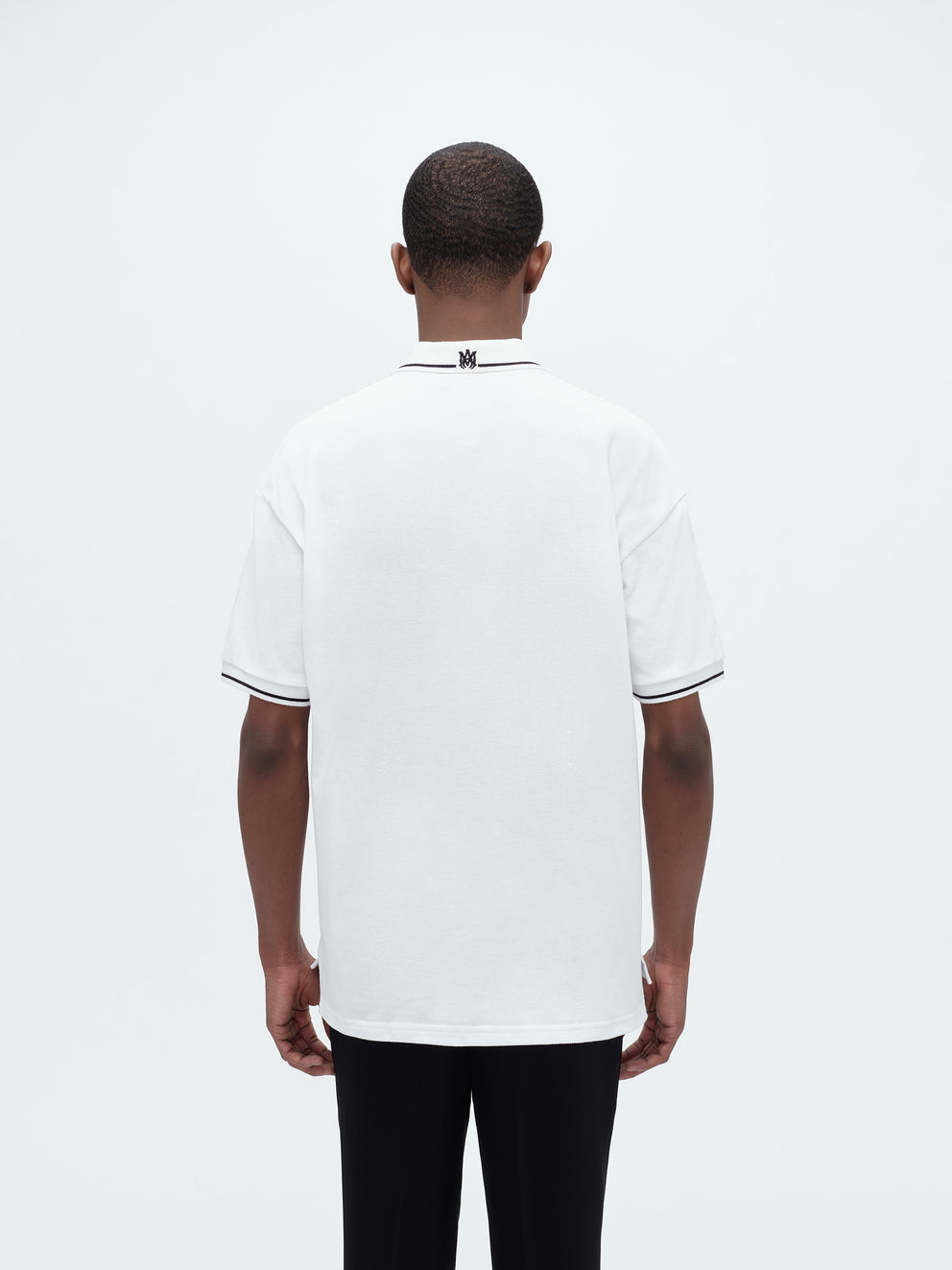 White Amiri ARTS DISTRICT PIQUE POLO | 526430-OGM