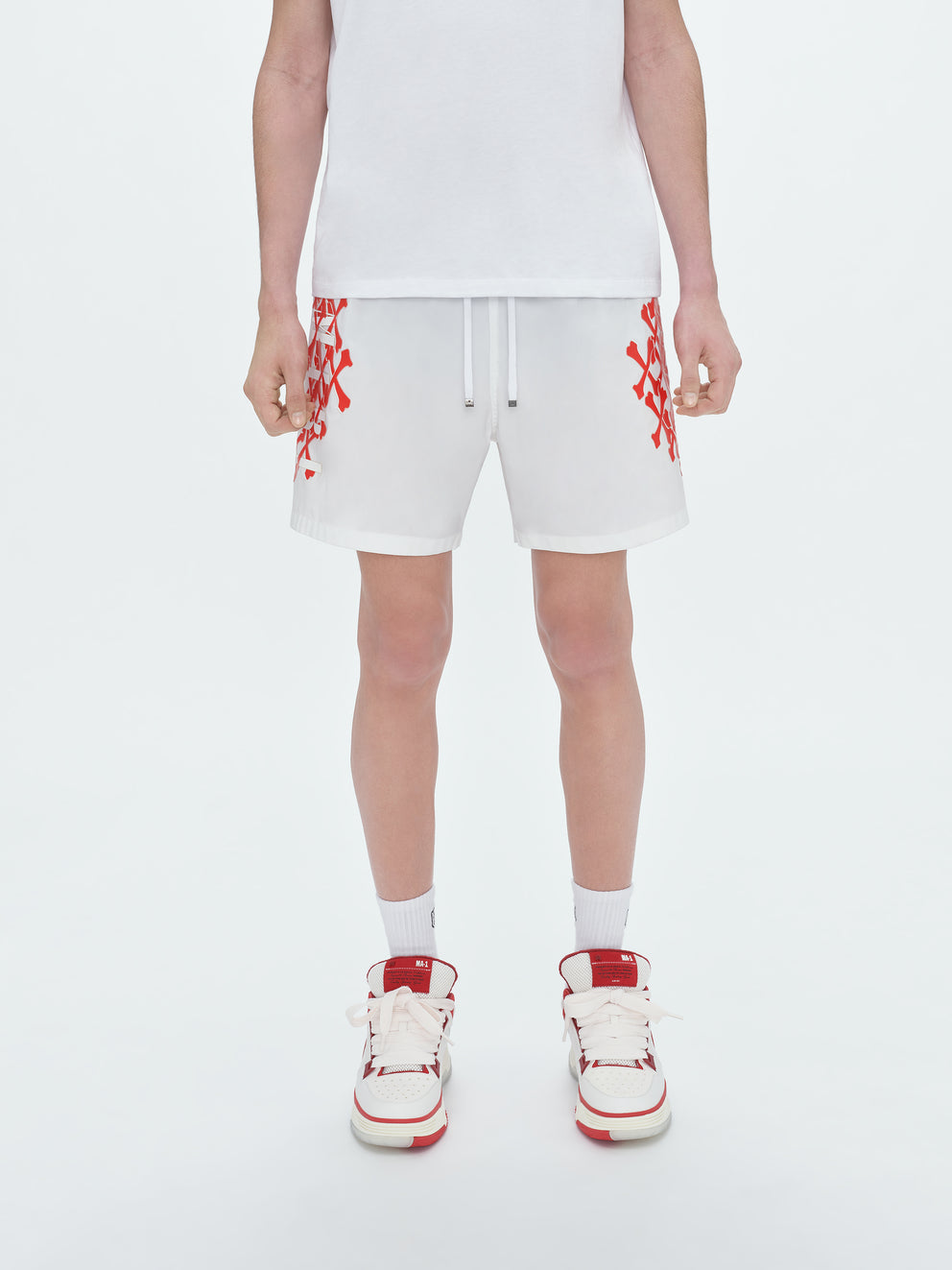 White Amiri BONES SWIMSHORT | 370642-RON