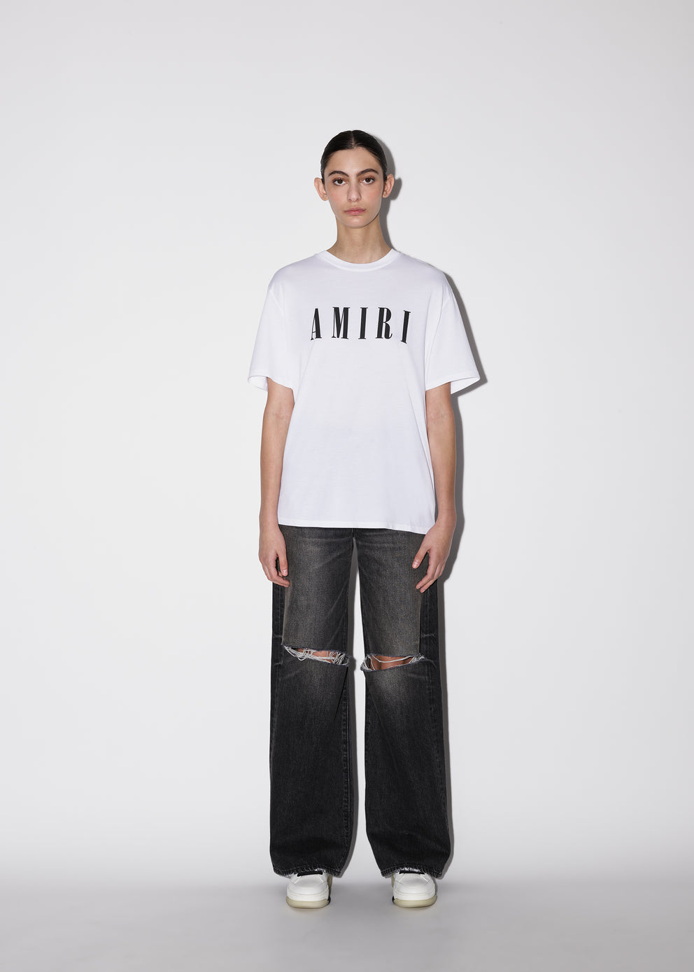 White Amiri CORE LOGO TEE | 892013-AXB