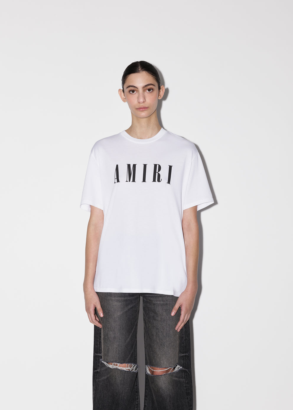 White Amiri CORE LOGO TEE | 892013-AXB