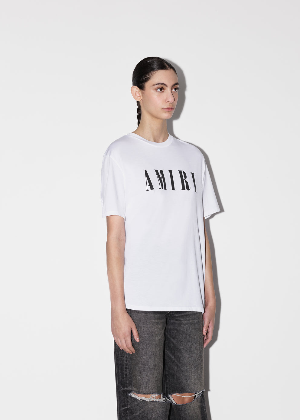 White Amiri CORE LOGO TEE | 892013-AXB