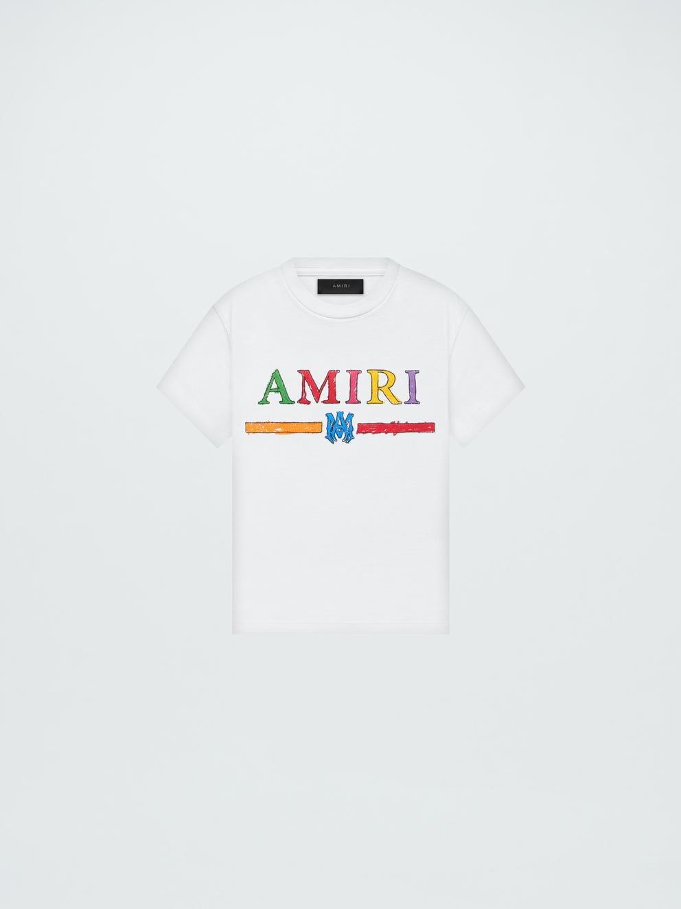 White Amiri CRAYON SKETCH MA BAR TEE | 326489-GEV